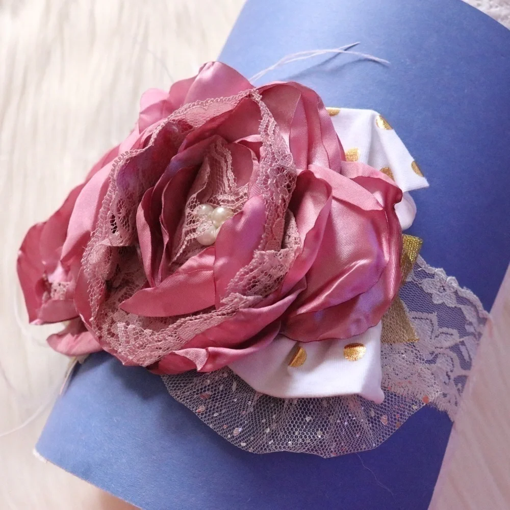 Girls & Baby Couture Floral/ Feather Headbands NEW